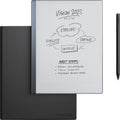 Black reMarkable 2 paper tablet with Marker Plus and leather folio cover