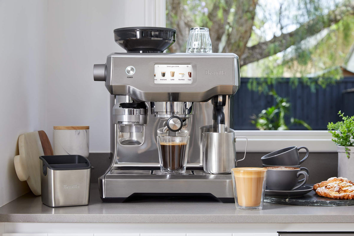 Breville Oracle Touch BES990 Automatic Espresso Machine – 45 Grind Settings, Touchscreen, 58mm Portafilter