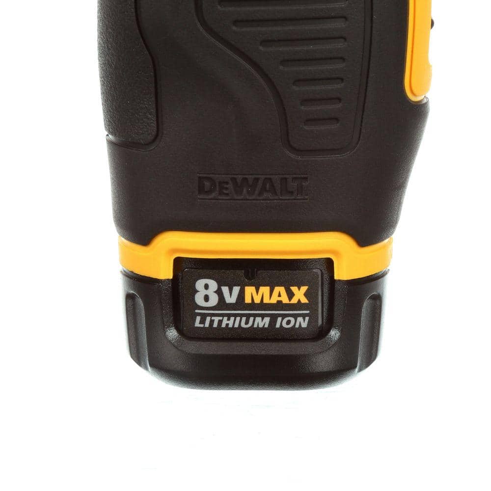 DEWALT 8V MAX Gyroscopic Cordless Screwdriver DCF680N2 – 2 Batteries, Charger & Bag