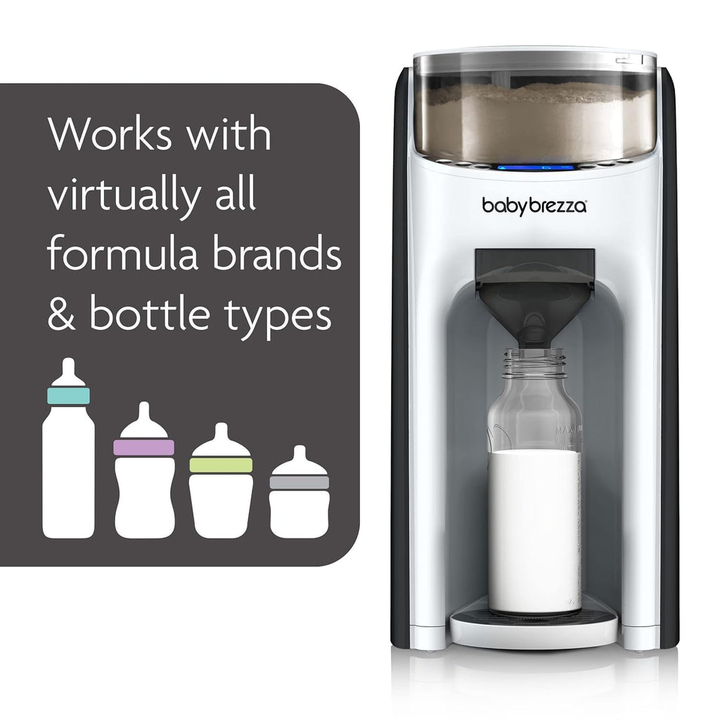 Baby Brezza Formula Pro Advanced Automatic Warm Formula Dispenser, BPA-Free, White