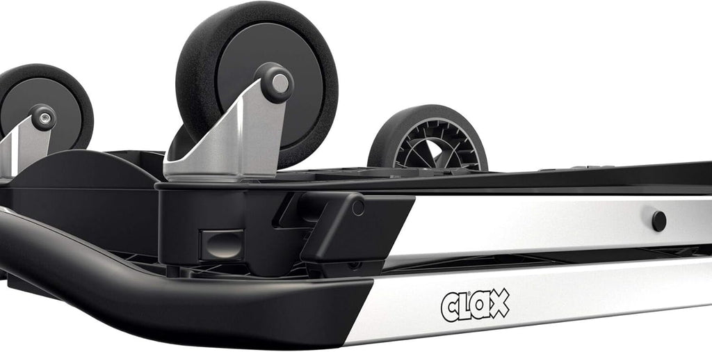 CLAX Folding Collapsible Transport Trolley – Aluminium Frame, Storage Crate, 132 lb Load
