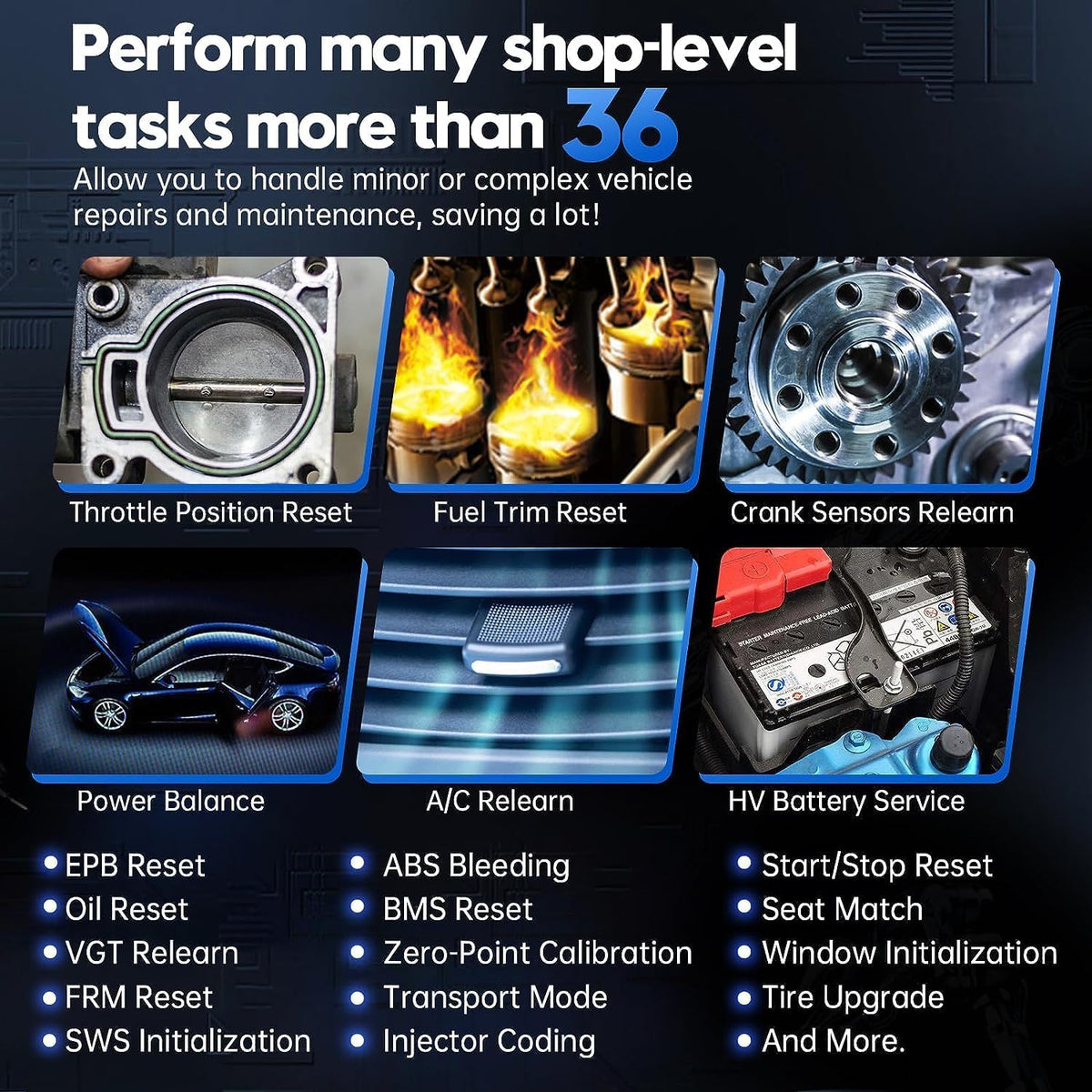XTOOL D7 2026 Bidirectional OBD2 Scanner – ECU Coding, All-System Diagnostics, 36+ Resets, Key Programming