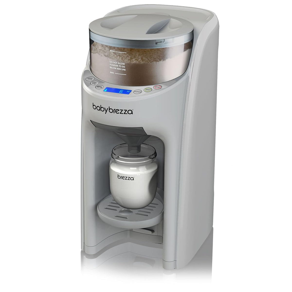 Baby Brezza Formula Pro Advanced Automatic Warm Formula Dispenser, BPA-Free, White
