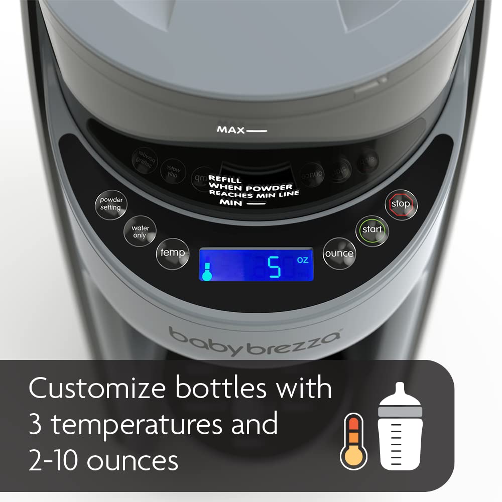 Baby Brezza Formula Pro Advanced Automatic Warm Formula Dispenser, BPA-Free, White