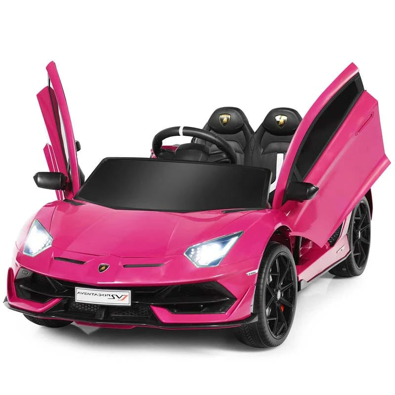 Licensed Lamborghini SVJ 12V Kids Ride-On Car – Electric Sports Car with Remote, Trunk, Music & LED Lights