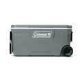Rock grey Coleman 316 series 100-quart wheeled camping cooler