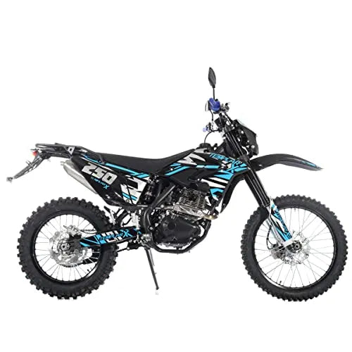 X-PRO Templar X 250cc 6-Speed Dirt Bike, Zongshen PR250 Engine, 21"/18" Alloy Wheels, Electric Start