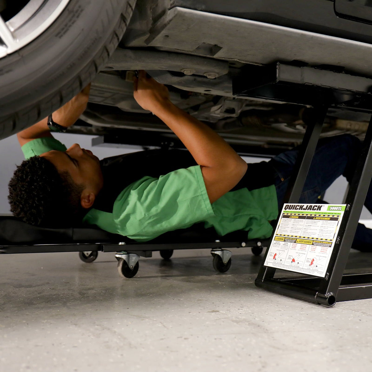 QuickJack 5000TL Portable Car Lift – 5,000 lb Capacity with 110V Power Unit