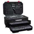 Husky 290-piece chrome mechanics tool set in storage case