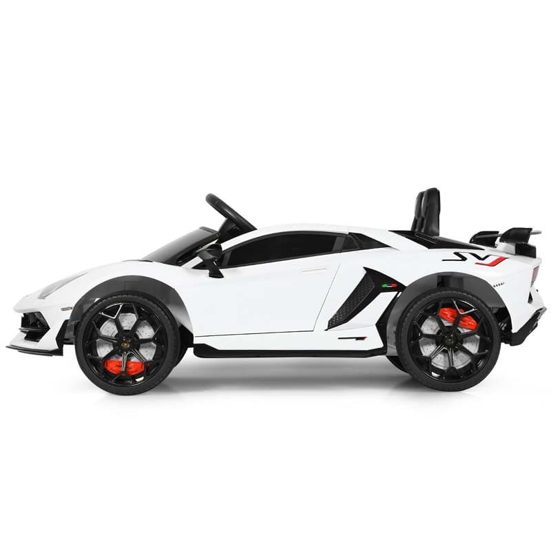 Licensed Lamborghini SVJ 12V Kids Ride-On Car – Electric Sports Car with Remote, Trunk, Music & LED Lights