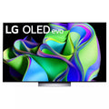 LG OLED65C3 65-inch 4K smart OLED TV on stand