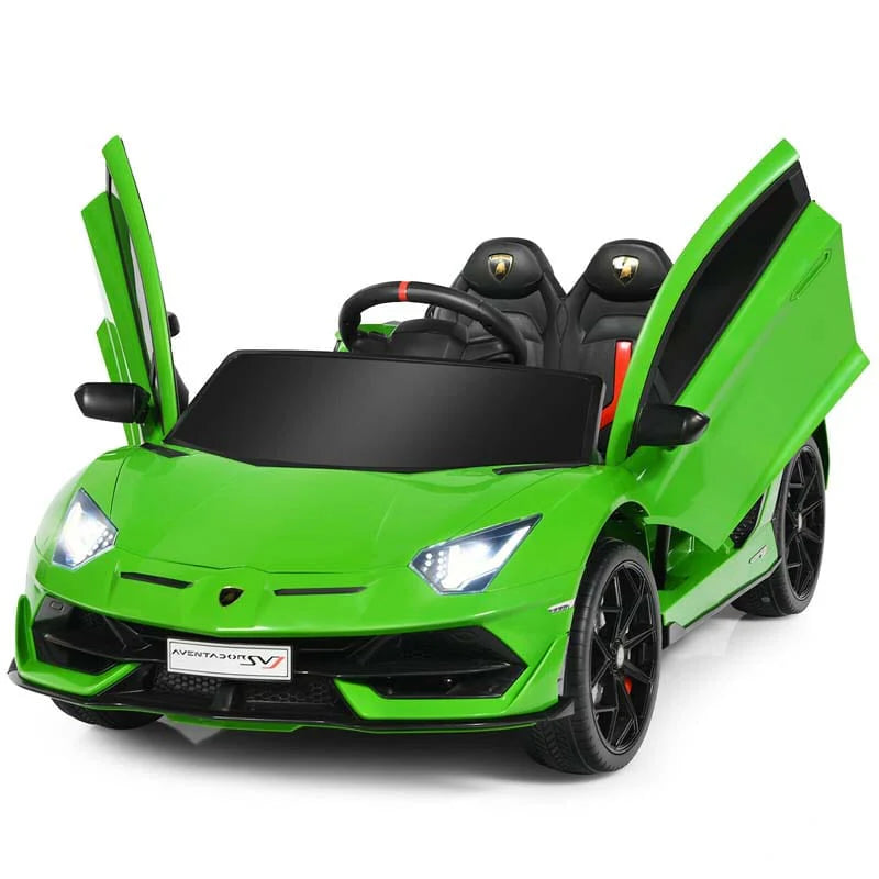 Licensed Lamborghini SVJ 12V Kids Ride-On Car – Electric Sports Car with Remote, Trunk, Music & LED Lights