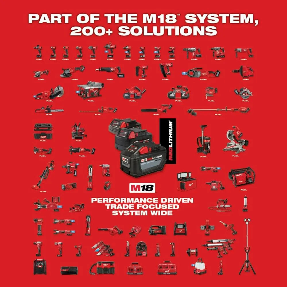 Milwaukee M18 FUEL 1/2 in. High-Torque Impact Wrench Kit 2767-22R, Friction Ring, 2x XC5.0 Batteries