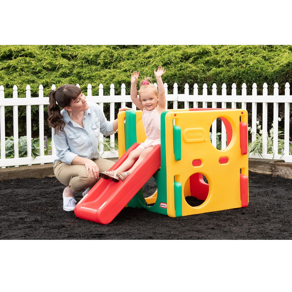 Little Tikes Jr. Activity Gym – Toddler Slide, Hideaway & Crawl Portholes