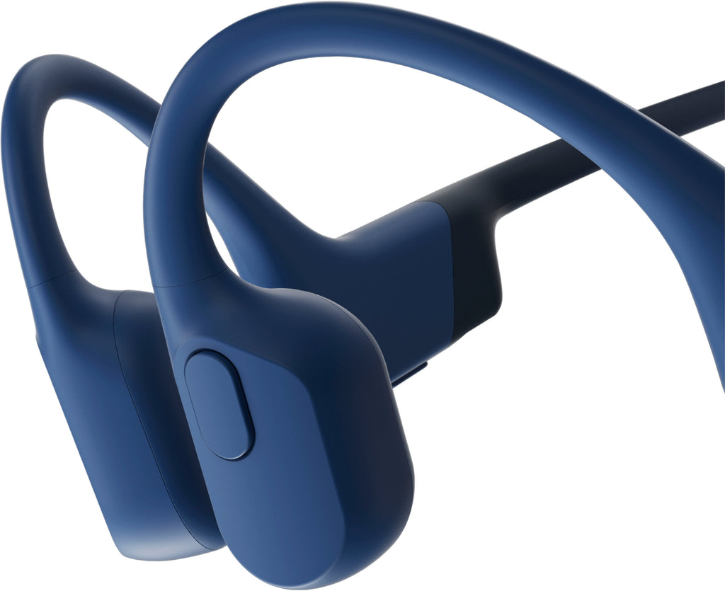 Shokz OpenRun Bone Conduction Open-Ear Endurance Headphones - Bluetooth Sport Earphones, Blue