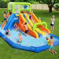 H20GO Wild Tide inflatable kids water park with dual slides and splash pool