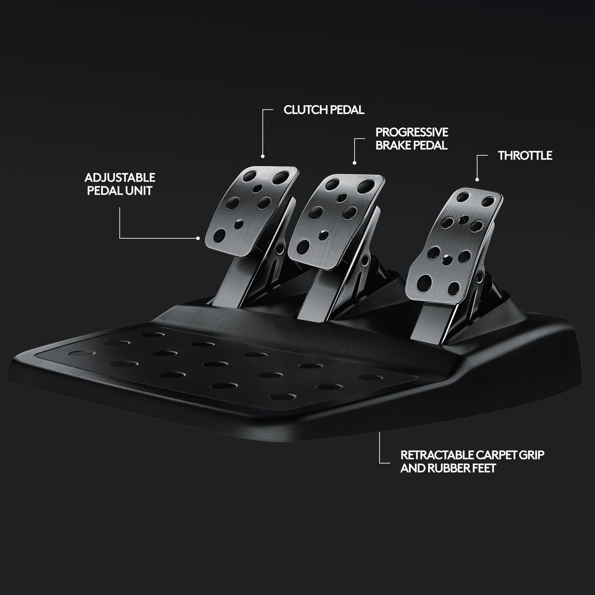 Logitech G29 Driving Force Racing Wheel & Floor Pedals – Black for PS5, PS4, PC and Mac