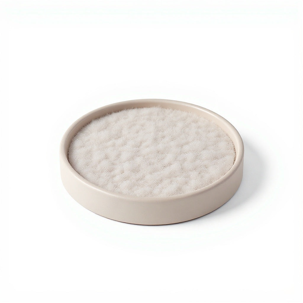 Ceramic Photo Coaster from alternative angle showing side profile and smooth edges