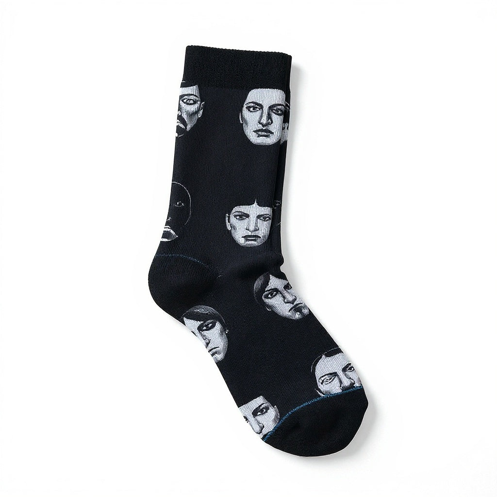 Cotton Blend Socks from alternative angle showing side profile and construction details