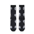 Hero shot of Cotton Blend Socks – Custom Face Patterns on white studio background, full product visible