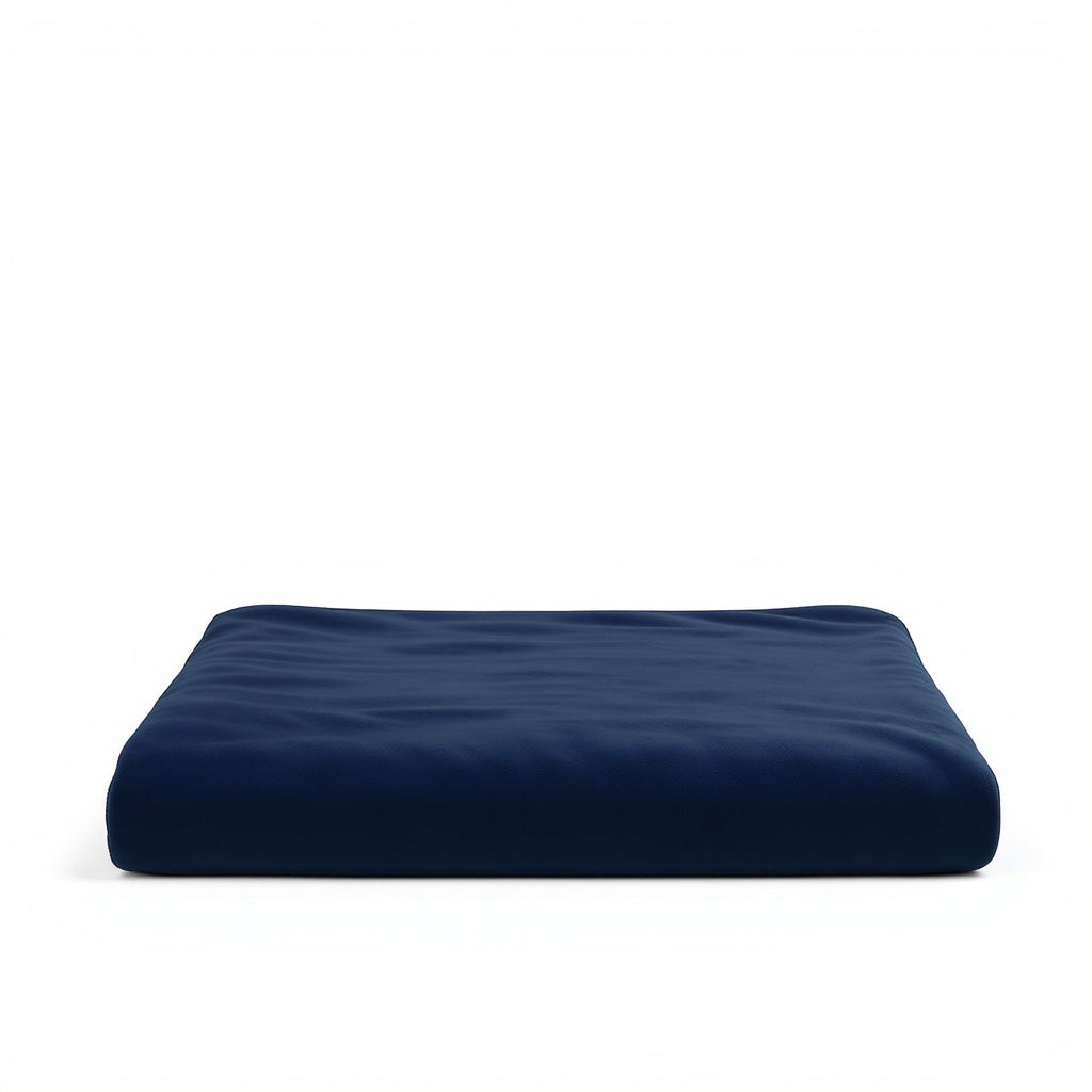 Hero shot of Fleece Photo Blanket on white studio background, full product visible