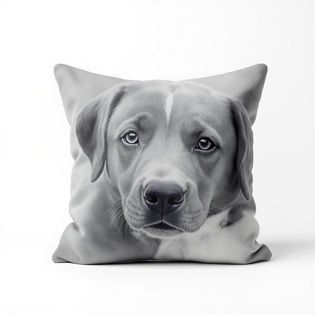 Hero shot of Fleece Photo Blanket Pillow on white studio background, full product visible