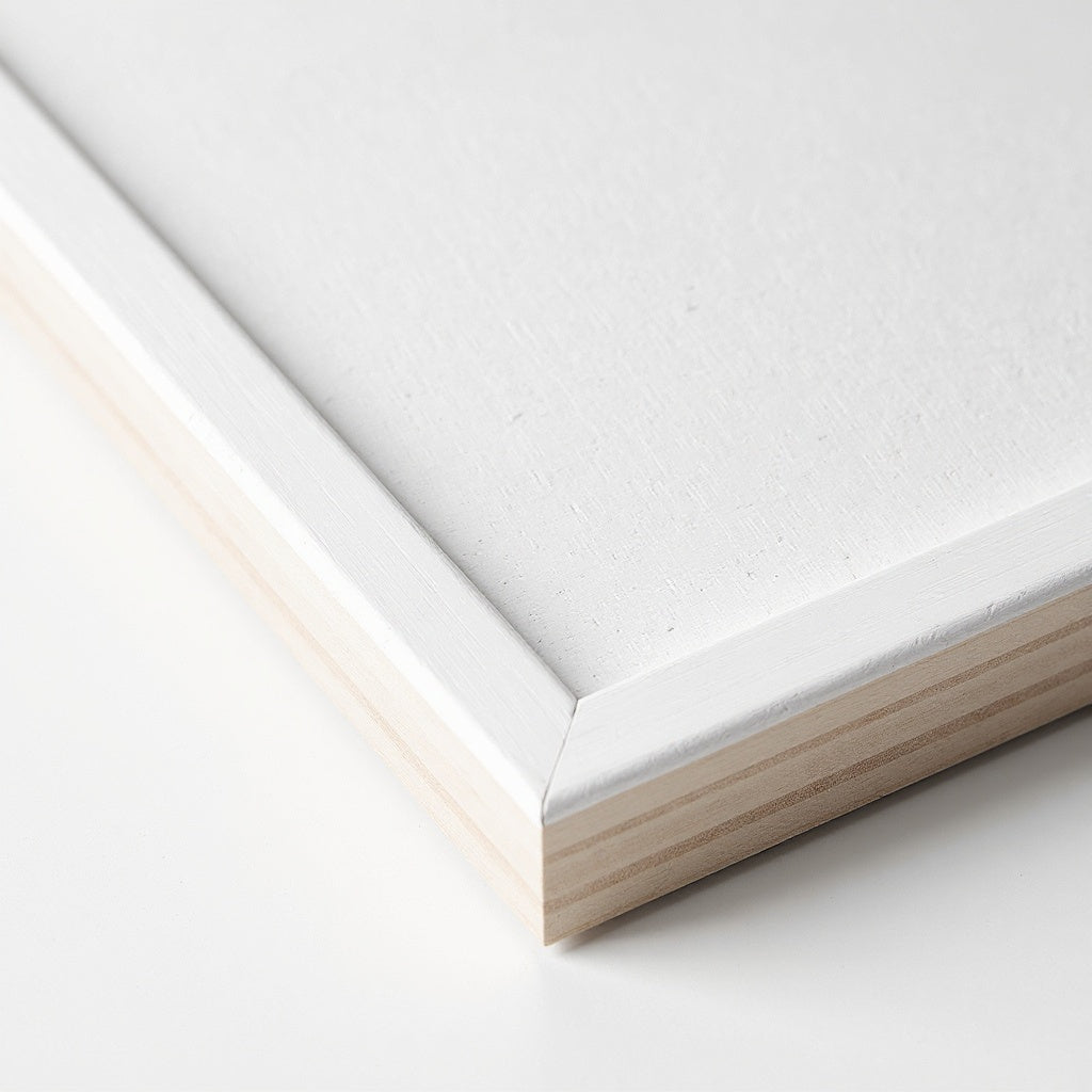 Close-up of canvas texture on Gallery-Wrapped Canvas Print, macro texture shot