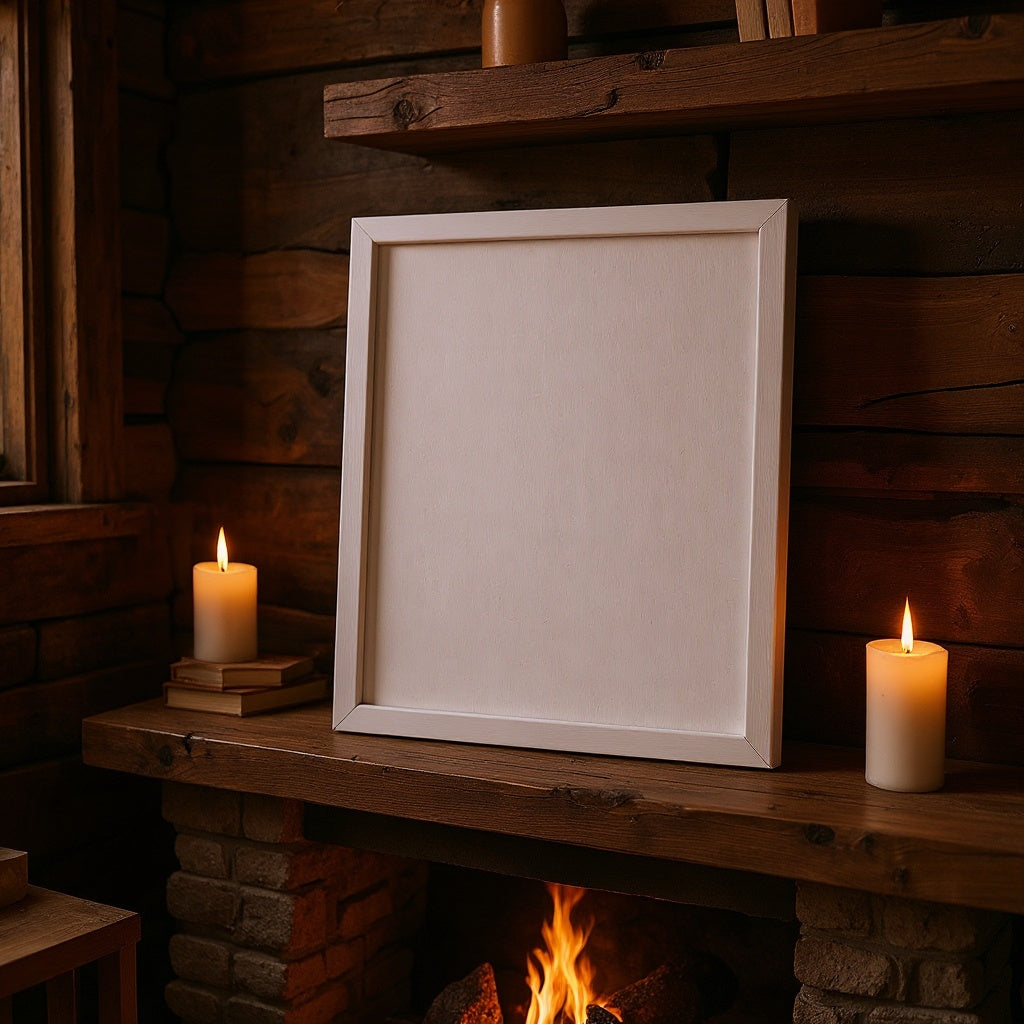 Gallery-Wrapped Canvas Print in bedroom context, showcasing different photo angle, editorial style