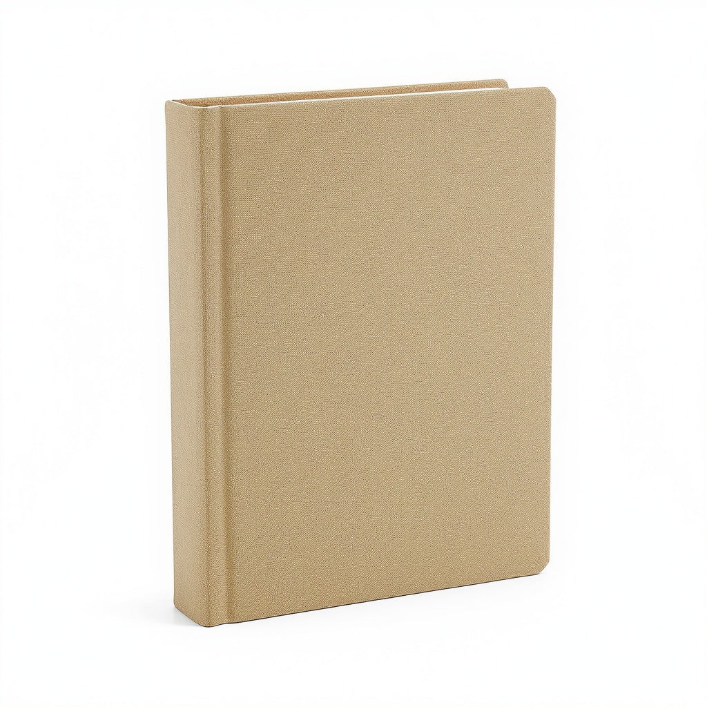 Hero shot of Linen Personalized Photo Album on white studio background, full product visible