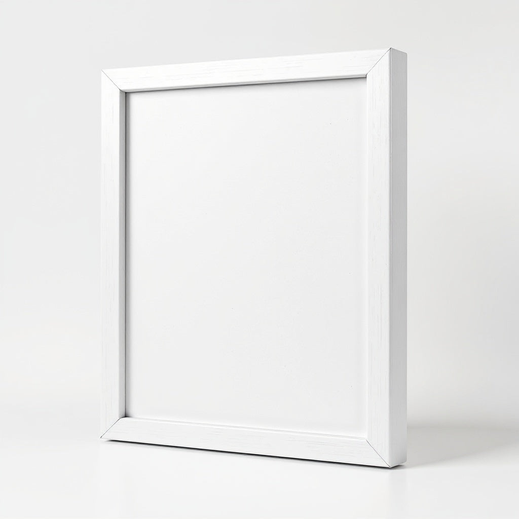 Modern Canvas Photo Print from alternative angle showing side profile and construction details