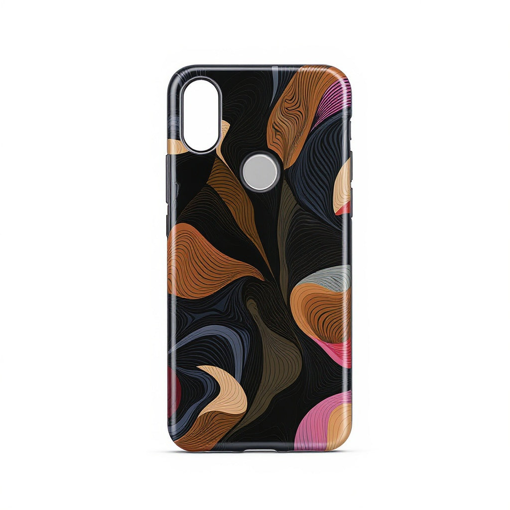 Hero shot of Plastic Custom Photo Phone Case on white studio background, full product visible