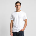 Hero shot of Unisex Cotton T-Shirt on white studio background, full product visible